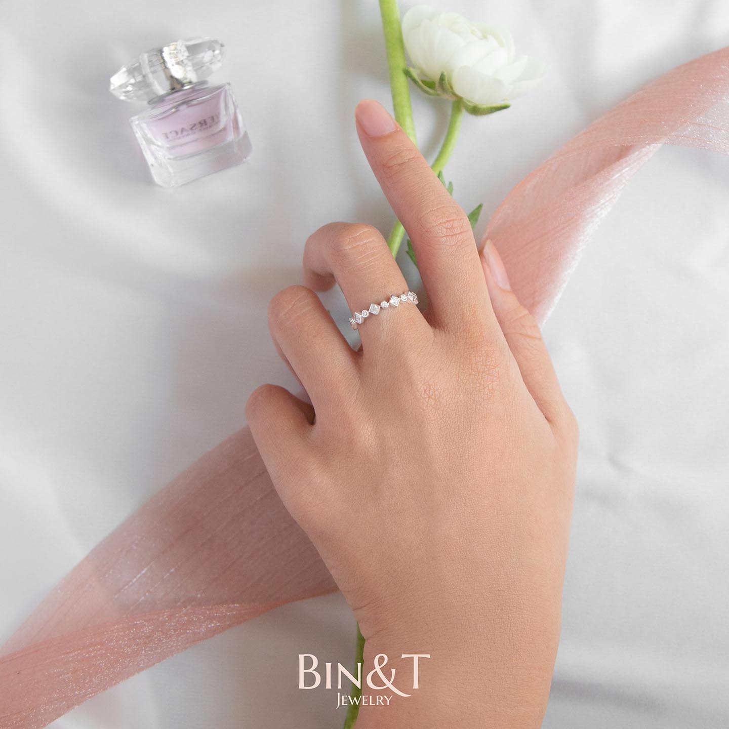 Round n' Princess Eternity Ring