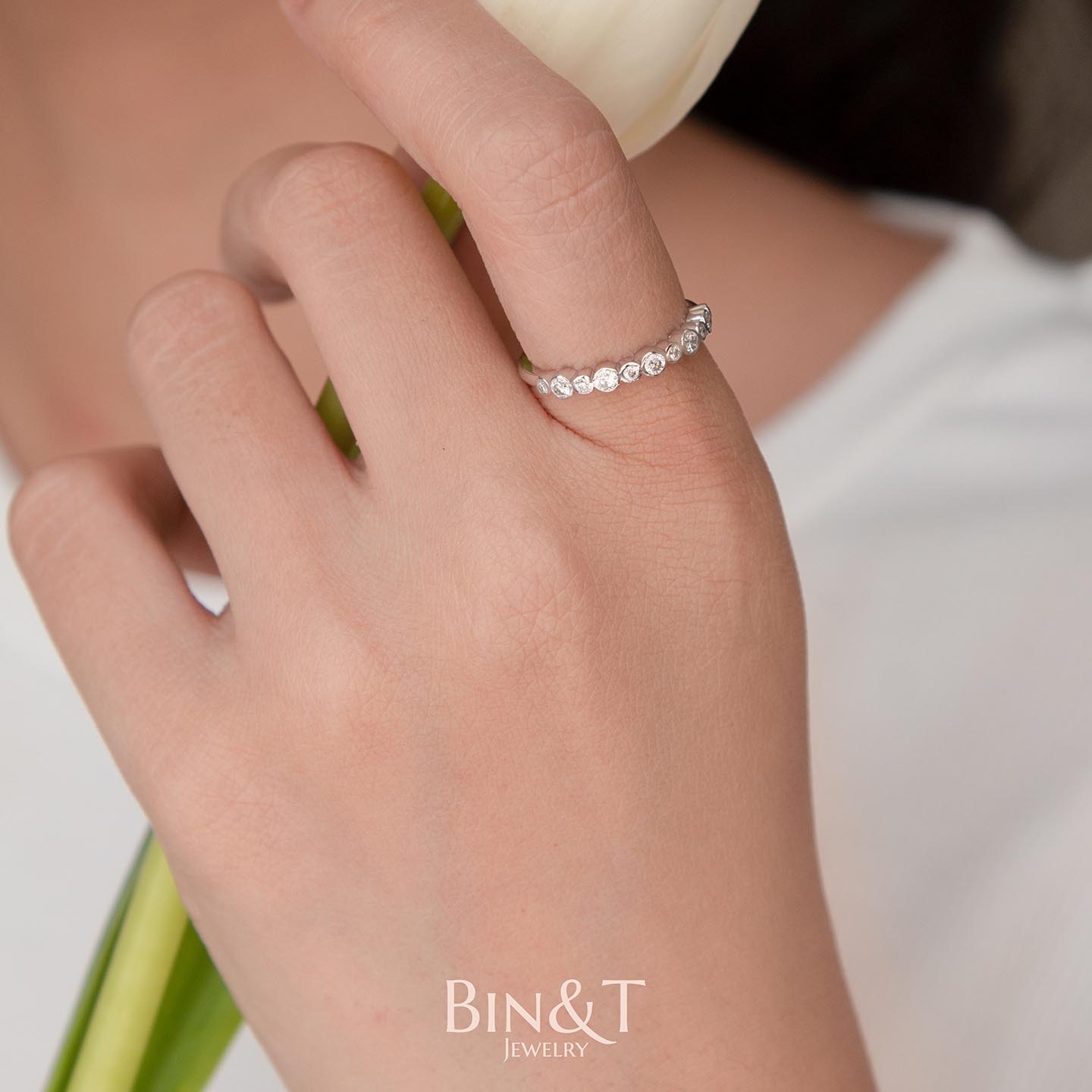 Half Round Eternity Ring ver 2