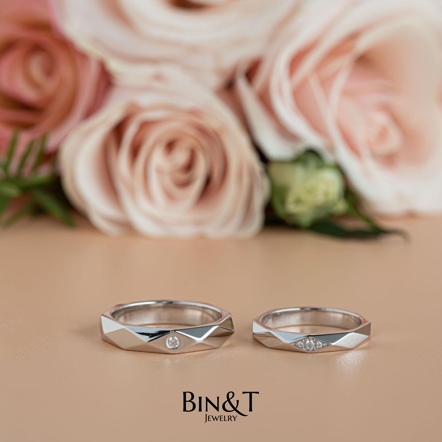 Rhombus Wedding Bands