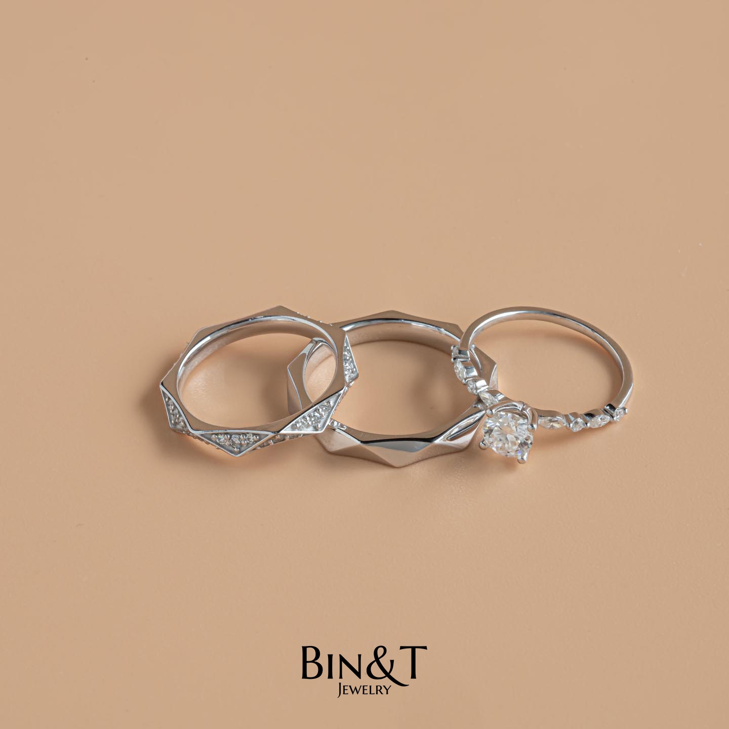 Triangle Wedding Bands