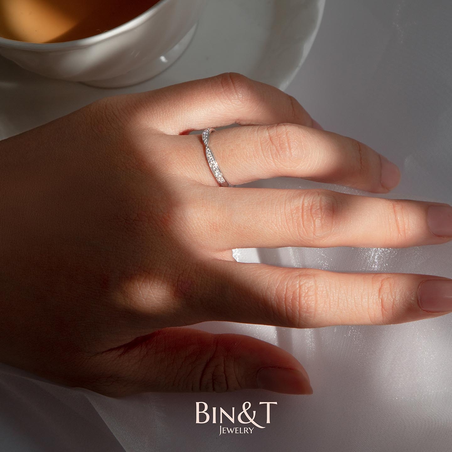 Ribbon Eternity Ring