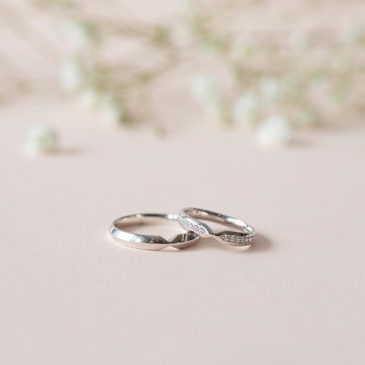 Ribbon Ver 2 Wedding Bands