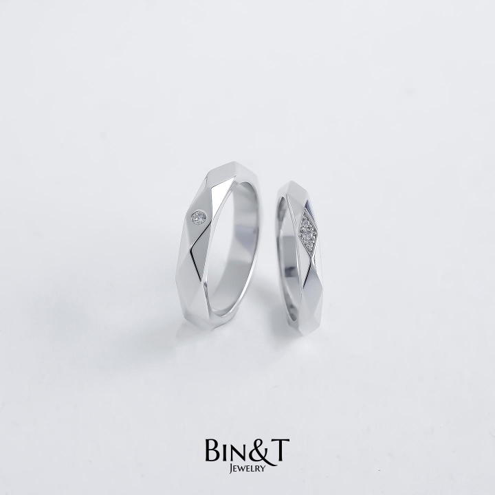 Rhombus Wedding Bands