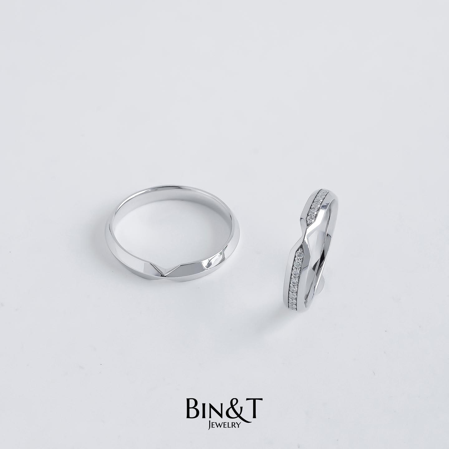 Ribbon Ver 2 Wedding Bands