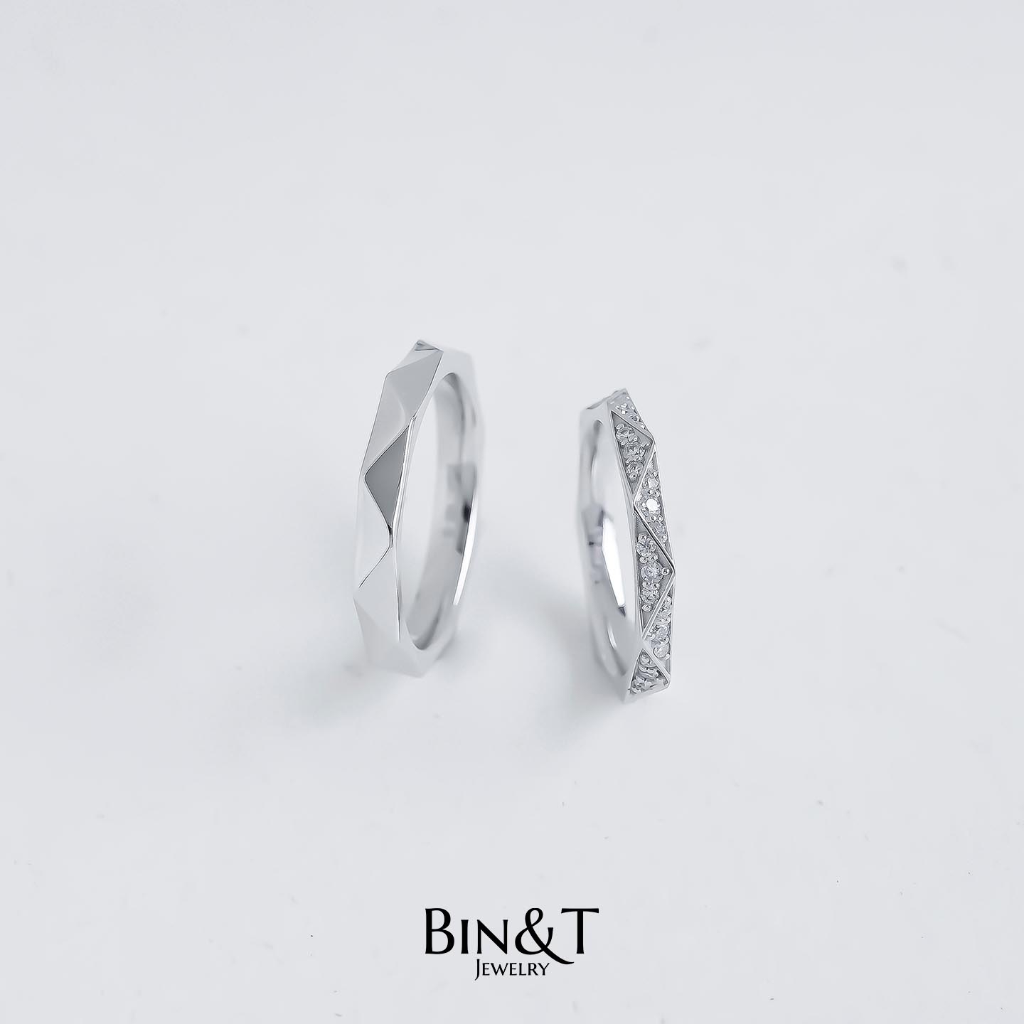 Triangle Wedding Bands