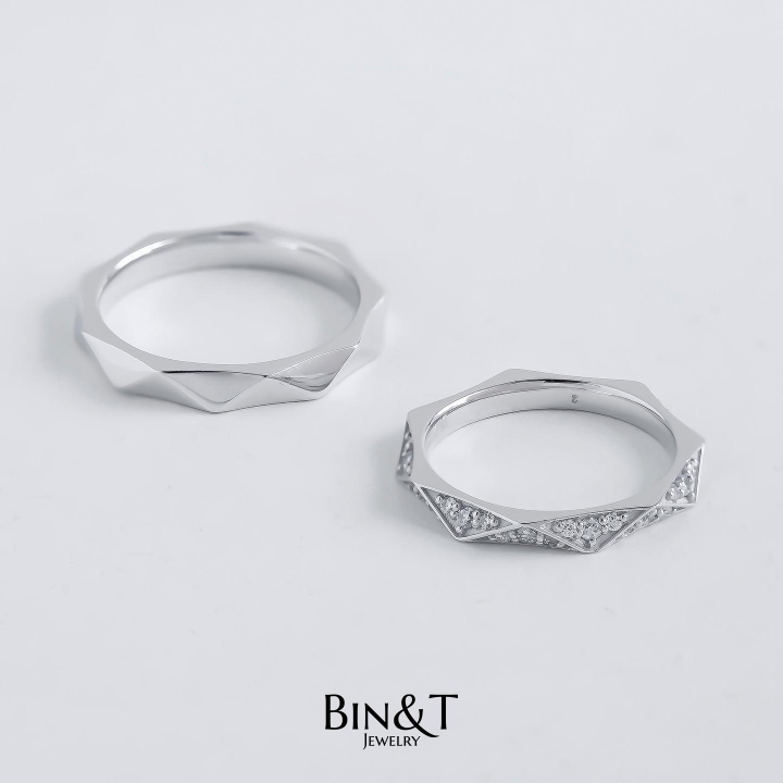 Triangle Wedding Bands