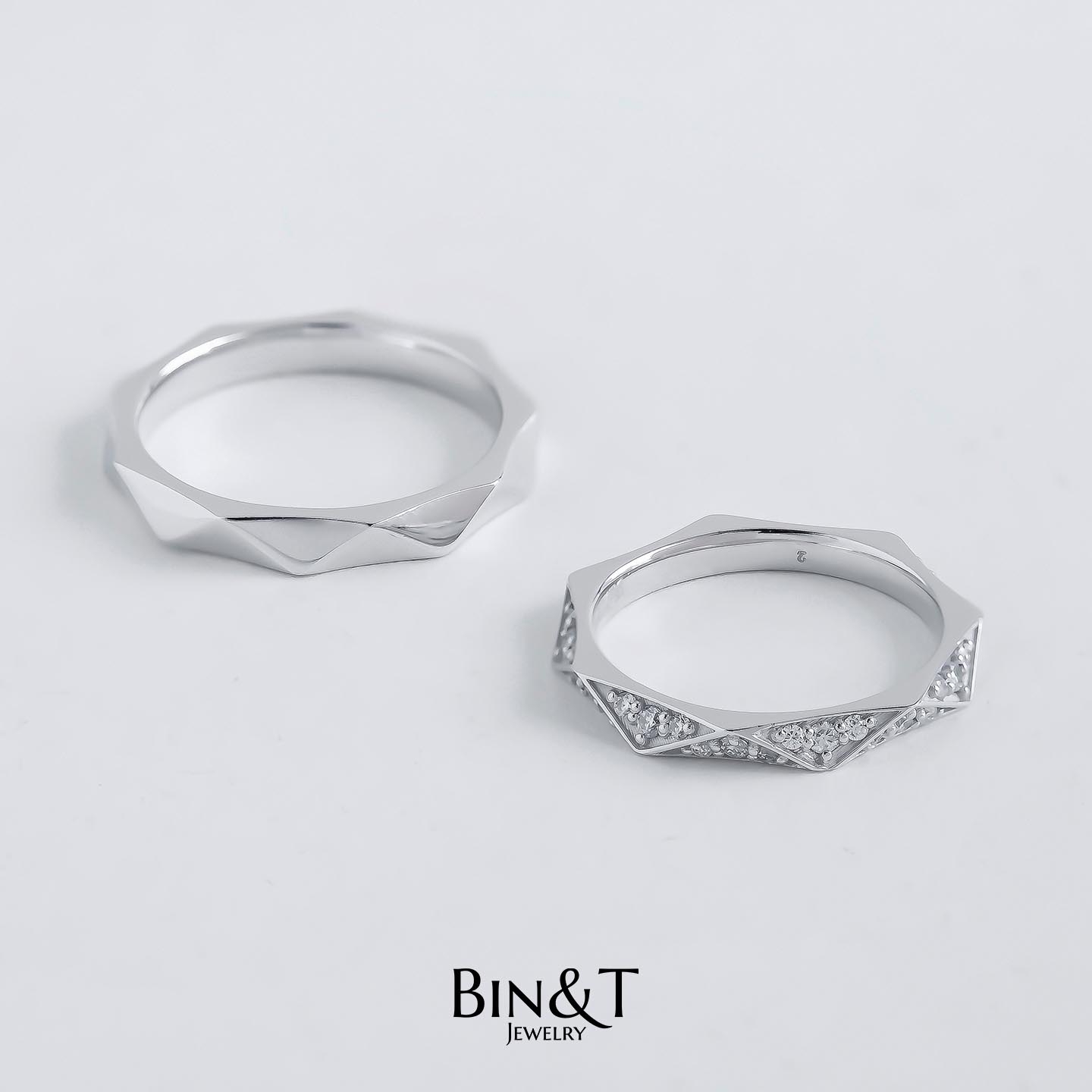 Triangle Wedding Bands